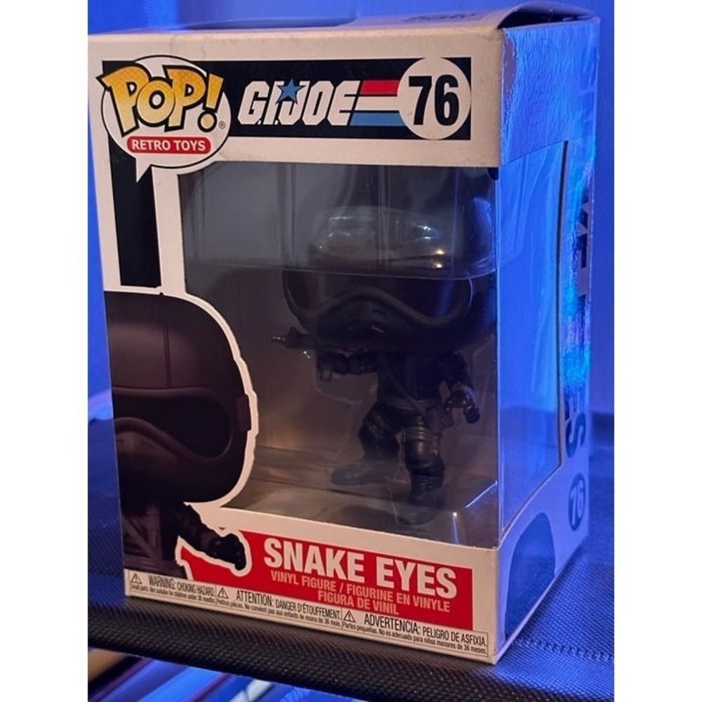 FUNKO POP! VINYL: G.I. Joe- V1 Snake Eyes #76 - Picture 3 of 10